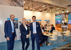 Joep Matthee, Jamie Lee Nicodem and Tim Huijben with Viscon Fresh Produce.